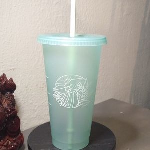 Reusable Starbucks Aquamarine Tumbler 16 oz